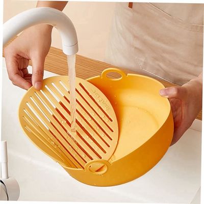 Round Reusable Air Fryer Instant Pot Silicone Liners Food Grade  19.1*8.1cm