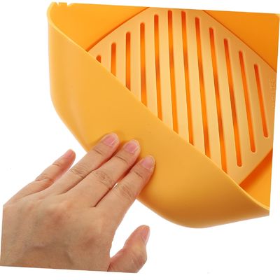18.6*18.6*7CM Silicone Air Fryer Liners Square Reusable Air Fryer Silicone Basket