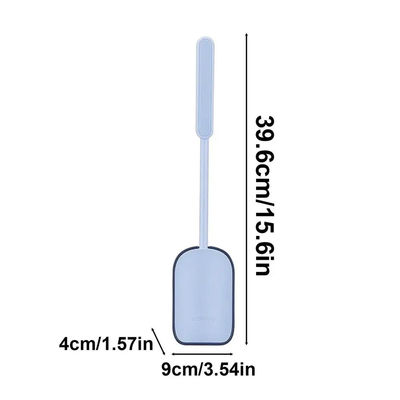 39.6cm Toilet Bowl Brush Silicone Wall Mounted Anti-Roll Anti-Drip Suitable for Travel Trailers and Campers RVers for RVers