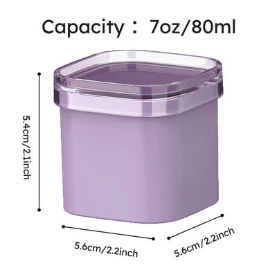 Food Safe Silicone Small Lunch Snack Sauce Cups Containers With Lids