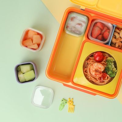 Food Safe Silicone Small Lunch Snack Sauce Cups Containers With Lids