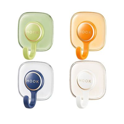 Creative Cat Coat Hooks For Wall Mounted, 4 Pcs Cute Cat Key Hook Adhesive Hook For Room Decor