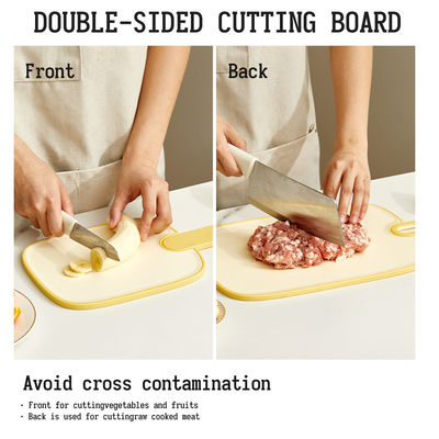 3 Sizes Plastic Multifunctional Double Sided Antibacterial Cutting Board