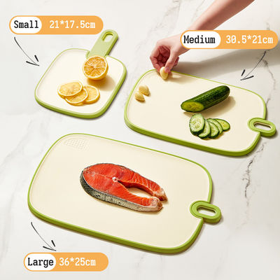 3 Sizes Plastic Multifunctional Double Sided Antibacterial Cutting Board