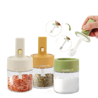 New Arrive Versatile Kitchen Seasoning Storage Bottle Set With Telescopic Spoon