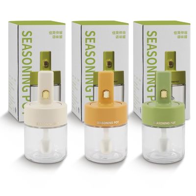 New Arrive Versatile Kitchen Seasoning Storage Bottle Set With Telescopic Spoon