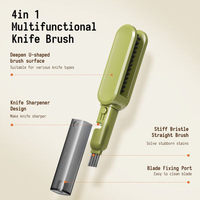Deepen U-shaped Brush Surface 4 In 1 Combo Function Kitchen Cleaning Brush