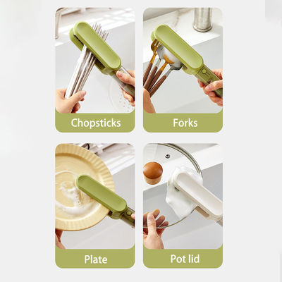 11CM Safety Guard Handle Knives Blade Cleaning Grinding Tools 4 In 1 Cutlery Cleaning Brush