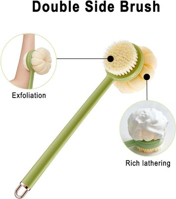 Three in One Massage and Deep Cleaning Exfoliating Shower Back Scrub Brush