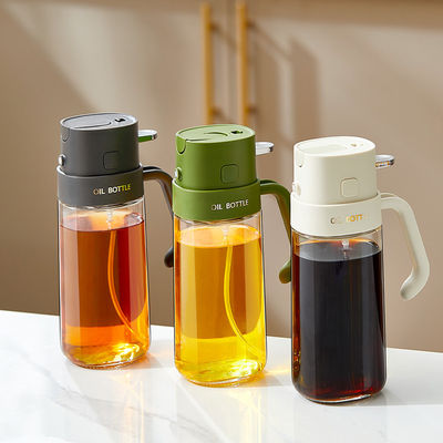 2 In 1 Pour Oil Mister for Air Fryer Salad Frying 550ml Olive Oil Dispenser Bottle