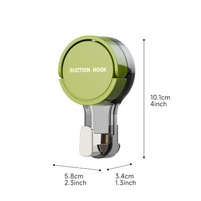 ZASA 3.5kg Max Clothes Vacuum Press Wall Mounted Suction Cup With Hook