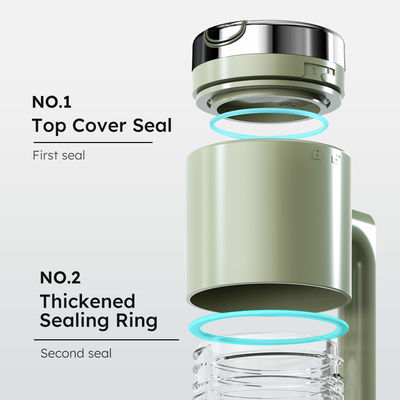 500 Ml 17oz Glass Olive Oil Dispenser Bottle Oil Pot with Handle Auto Flip Leakproof Condiment Container with Stainless Steel lid