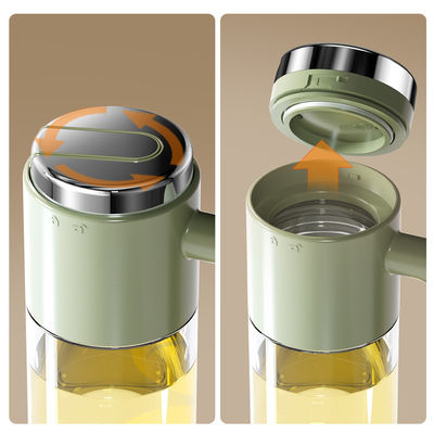 NEW 500 Ml Lead Free Stainless Steel Lid And Vinegar Bottles For Kitchen Cooking Container