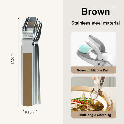Anti Scald Bowl Holder Stainless Steel Kitchen Hot Plate Gripper Clips for Moving with Food Out From Instant Pot Microwave Oven Air Fryer