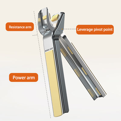 Hot Plate Gripper Clips Kitchen Tongs Bowl Dish Pan Clip Anti-scalding Stainless Steel Bowl Clip