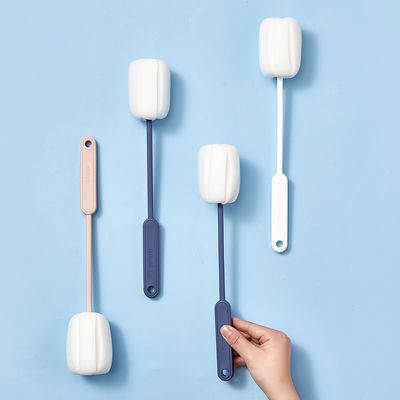 Durable Household Sponge Water Bottle Cleaning Brush Long Handled For Cup Baby Bottle