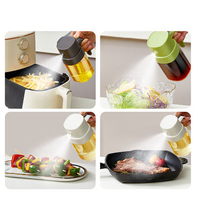 6.8 OZ 200ml Food-grade Oil Sprayer for Cooking Portable Oil Mister for Air Fryer Outdoor BBQ and Camping