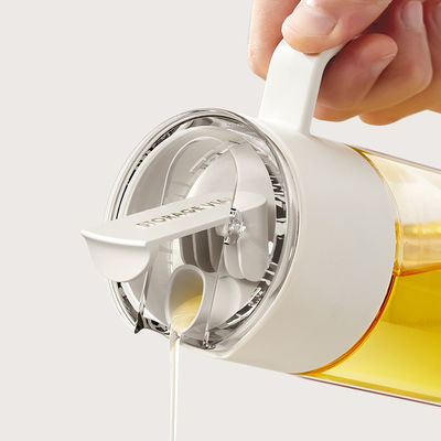 Kitchen Cooking Olive Oil Bottle Dispenser Auto Flip Non-Drip Oil Bottle Wide Opening Easily Refill And Clean