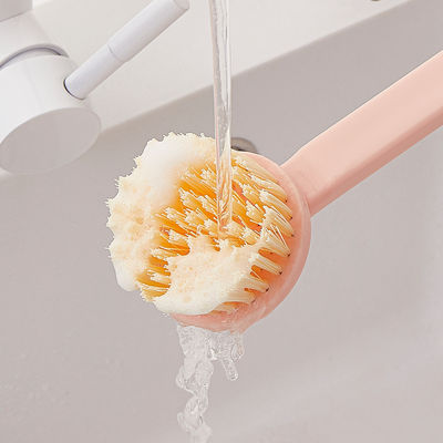Kitchen Dishwashing Pot Wash Frying Pan Rough Prevention Cleaning Brush with Handle