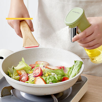 Custom BPA Free 240ml Glass Vinegar Olive Oil Dispenser Bottle Wholesale 3 Color Oil Spray Bottle