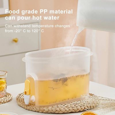 3.9L DIY Refrigerator Plastic Drink Dispensers Juice Cold Water Kettle With Spigot