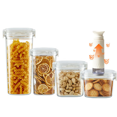 Manual Vacuum Pump Kitchen Food Storage Canisters
